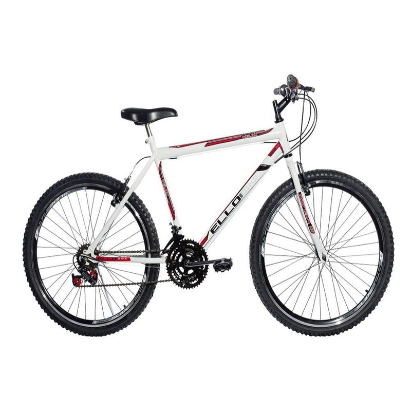 Bicicleta Aro 26 Aero 21 Marchas Velox Branca - Ello Bike - Gaamerr maniia 