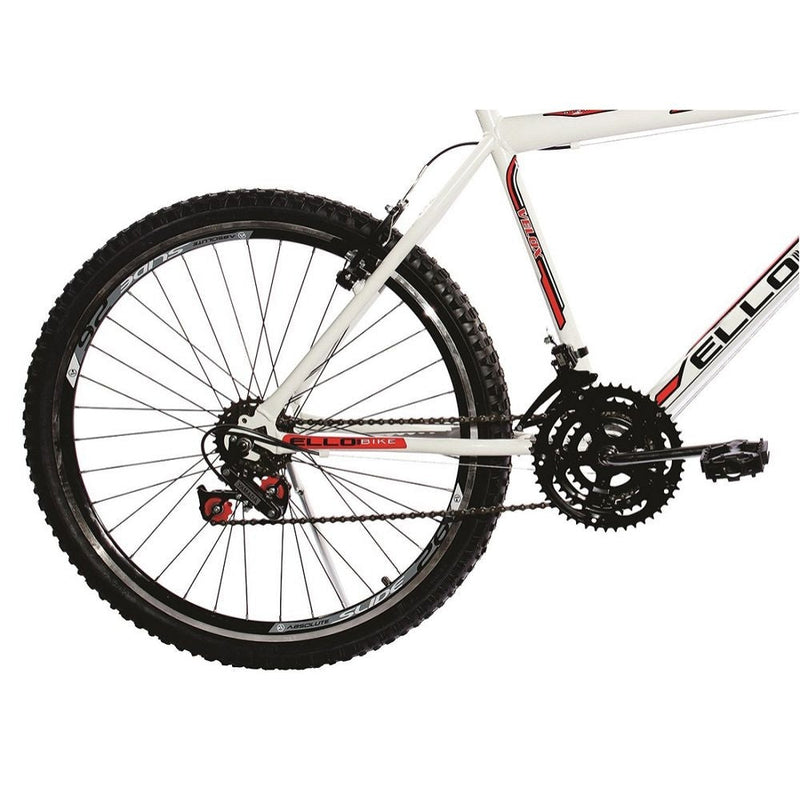 Bicicleta Aro 26 Aero 21 Marchas Velox Branca - Ello Bike - Gaamerr maniia 