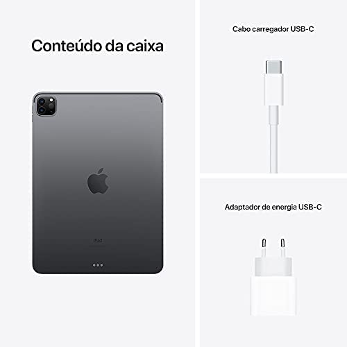 Apple iPad Pro Wi-Fi de 11 polegadas (Wi-Fi, 256 GB) - Prateado - Gaamerr maniia 