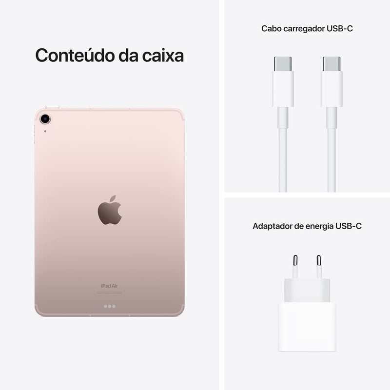 2022 Apple iPad Air (5ª geração, Wi-Fi, de 64 GB) - azul - Gaamerr maniia 