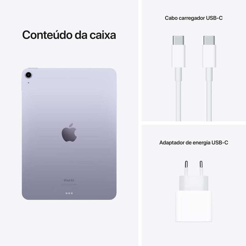 2022 Apple iPad Air (5ª geração, Wi-Fi, de 64 GB) - azul - Gaamerr maniia 