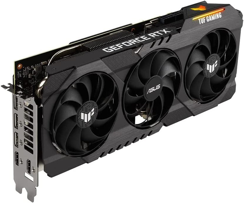 Placa de Vídeo ASUS TUF Gaming - GeForce RTX 3070 Ti OC, LHR, 8GB, GDDR6X, DLSS, Ray Tracing - Gaamerr maniia 