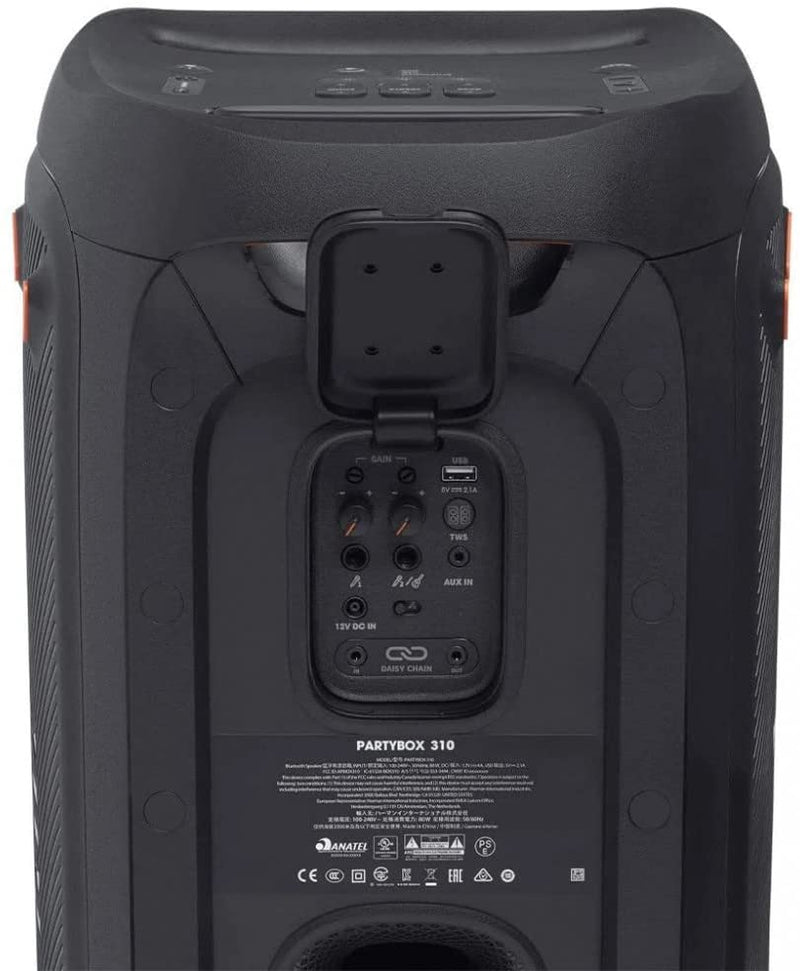 Caixa de Som Bluetooth JBL PartyBox 310 240W - JBLPARTYBOX310BR - Gaamerr maniia 