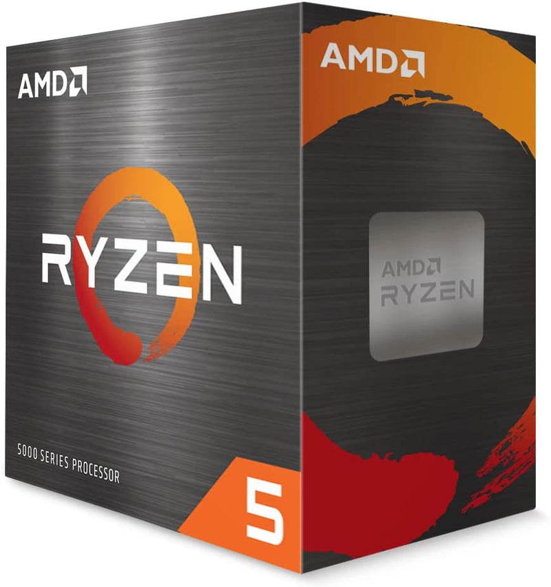 PROCESSADOR AMD RYZEN 5 5600 3.5GHz (TURBO 4.4GHz) 32MB CACHE AM4 100-100000927BOX, Cerâmica cinza - Gaamerr maniia 