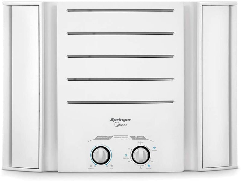 Ar Condicionado de Janela Mecânico, Springer, Branco, 10.000 BTU/h Frio, 110v, Midea - Gaamerr maniia 