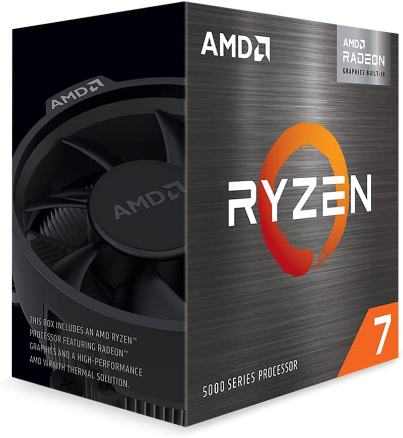 Processador AMD Ryzen 7 5700G, 3.8GHz (4.6GHz Max Turbo), AM4, Vídeo Integrado, 8 Núcleos - Gaamerr maniia 