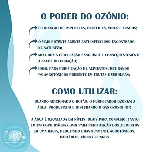 Purificador Agua Ozonizada Alcalina Ionizada Top Life - 127V (Prata) - Gaamerr maniia 
