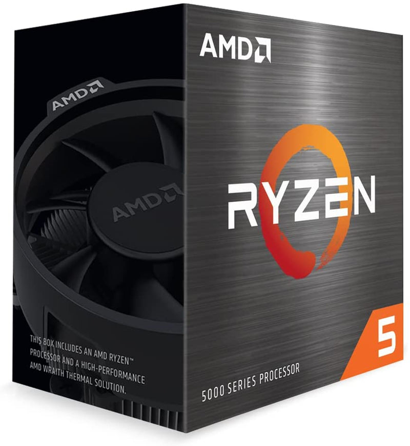 PROCESSADOR AMD RYZEN 5 5600 3.5GHz (TURBO 4.4GHz) 32MB CACHE AM4 100-100000927BOX, Cerâmica cinza - Gaamerr maniia 