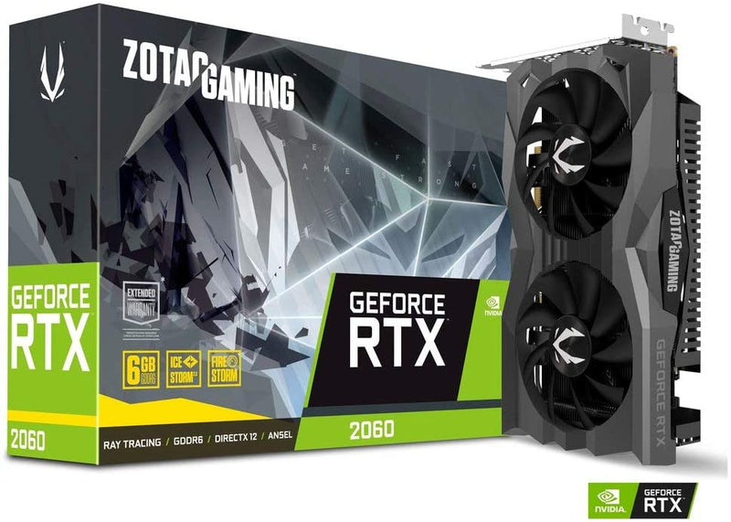 Placa de Vídeo Zotac Gaming - GeForce RTX 2060, Twin Edge, LHR, 8GB GDDR6 - Gaamerr maniia 