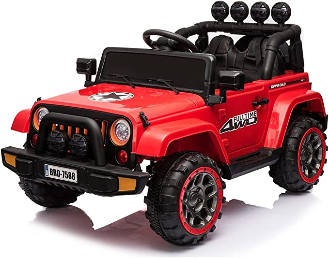 Carro Elétrico Jipe Vermelho, Bang Toys