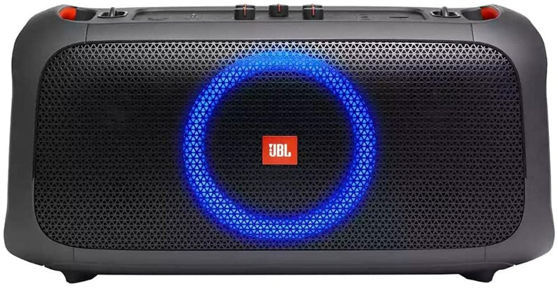 Caixa de Som Portátil Bluetooth JBL PartyBox On-The-Go, Com Microfone Sem Fio e Efeitos de Luzes - JBLPARTYBOXGOBBR2 - Gaamerr maniia 