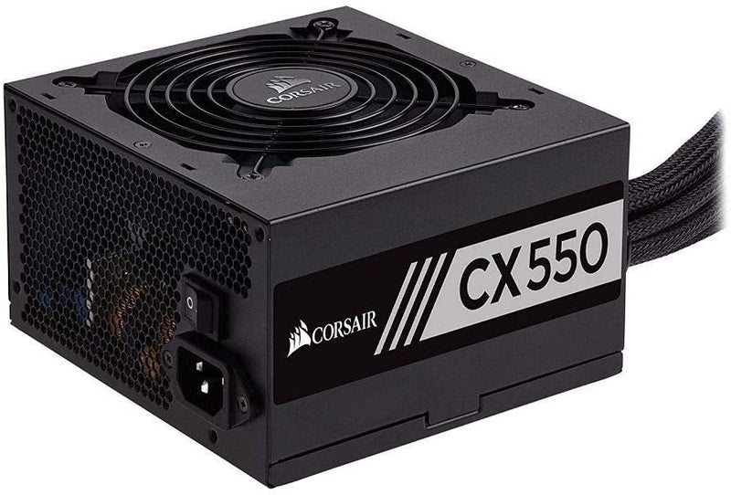 Fonte Corsair 550W 80 Plus Bronze CX550 - CP-9020121-BR - Gaamerr maniia 