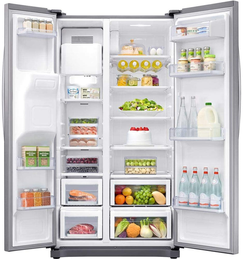 Geladeira/Refrigerador Samsung Side By Side Frost Free, 501L, 2 Portas, Inox 220V - RS50N3413S8 - Gaamerr maniia 