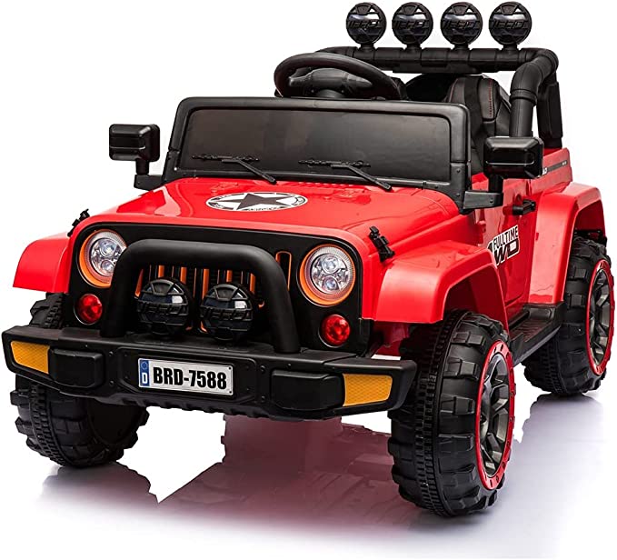 Carro Elétrico Jipe Vermelho, Bang Toys