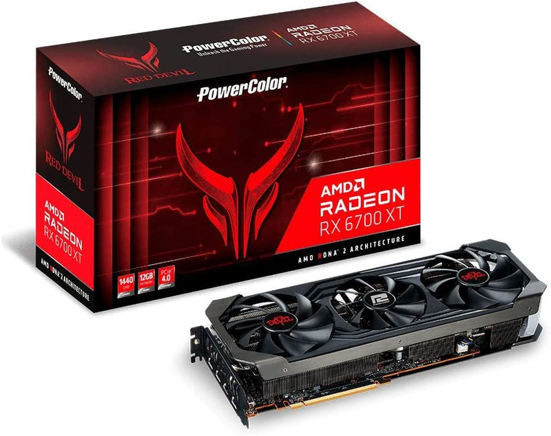 Powercolor Placa de Vídeo AMD Radeon RX 6700 XT 12GB DDR6 192 Bits - AXRX 6700XT 12GBD6-3 - Gaamerr maniia 