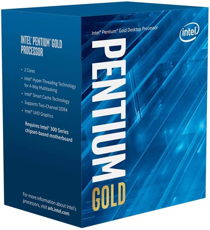 Intel PROCESSADOR PENTIUM GOLD G6400 4.0GHZ 2NUCLEOS 4THREADS 4MB CACHE GRAFICOS UHD 610 LGA 1200 BX80701G6400 - Gaamerr maniia 