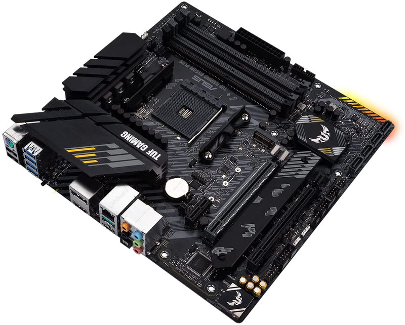 Placa Mãe Asus TUF GAMING B550M-PLUS AMD AM4 DDR4 mATX - Gaamerr maniia 