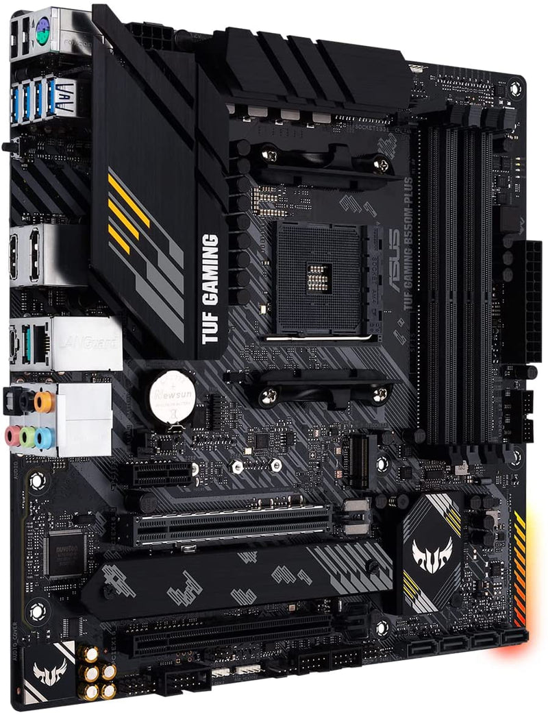 Placa Mãe Asus TUF GAMING B550M-PLUS AMD AM4 DDR4 mATX - Gaamerr maniia 