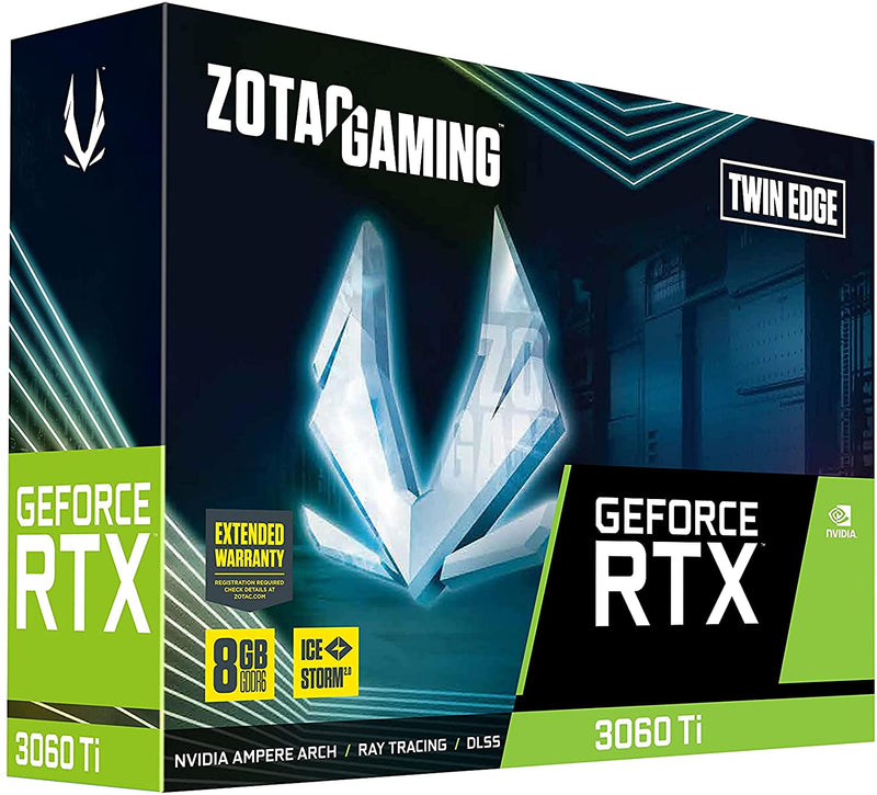 Placa de Vídeo Zotac Gaming - GeForce RTX 3060 Ti, Twin Edge, LHR, 8GB GDDR6 - Gaamerr maniia 