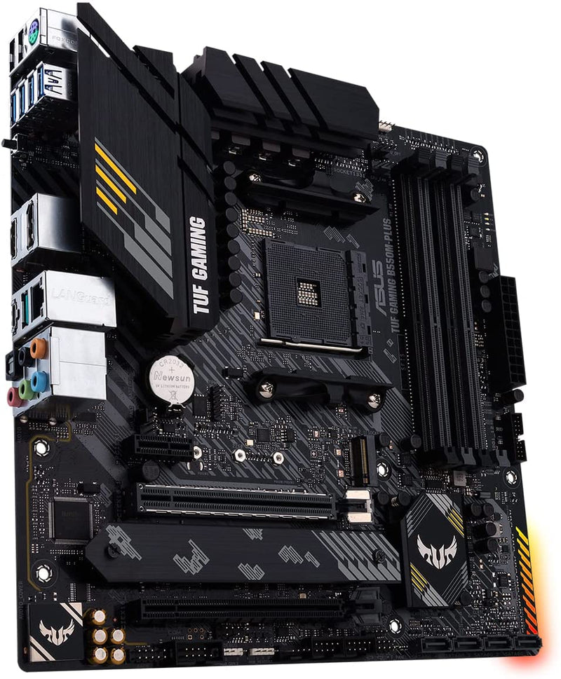 Placa Mãe Asus TUF GAMING B550M-PLUS AMD AM4 DDR4 mATX - Gaamerr maniia 