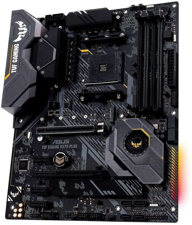 Placa-Mãe ASUS TUF Gaming - X570-Plus, AMD, AM4, ATX, DDR4 - Gaamerr maniia 