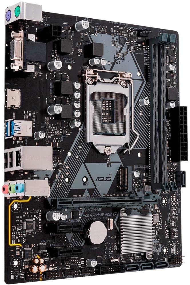 Placa-Mãe ASUS Prime - H310M-E R2.0/BR, Intel LGA 1151, mATX, DDR4 - Gaamerr maniia 