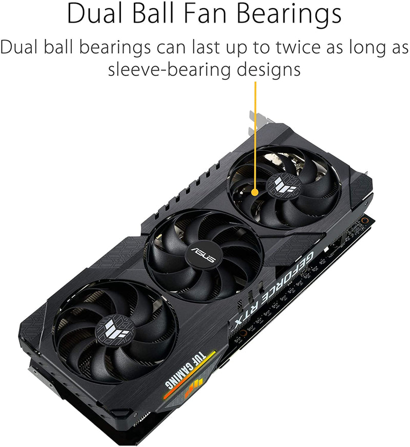 Placa de Vídeo ASUS TUF Gaming - GeForce RTX 3060, LHR, 12GB GDDR6, RGB, DLSS, Ray Tracing - Gaamerr maniia 