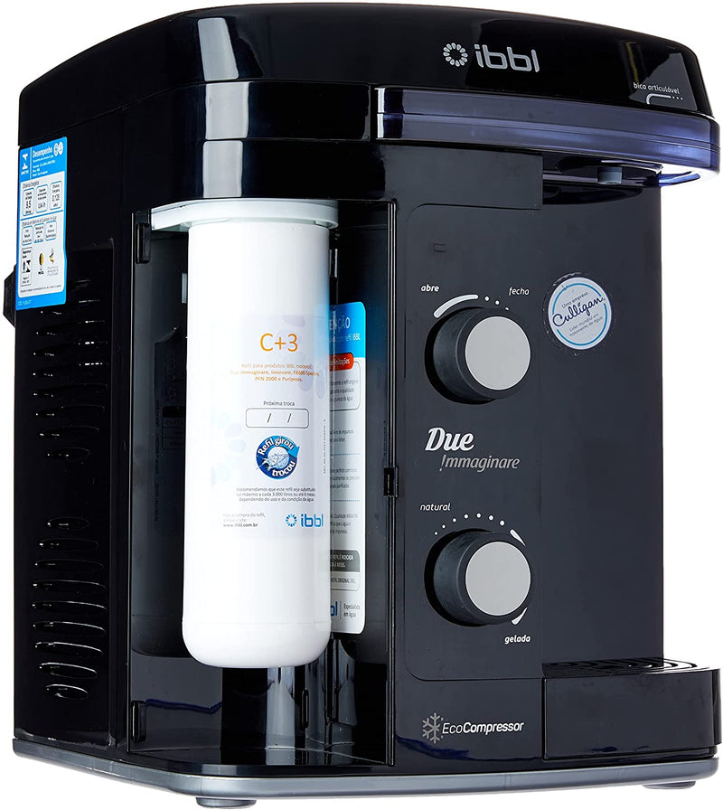 Purificador de Água IBBL IMMAGINARE Preto 110V - Gaamerr maniia 