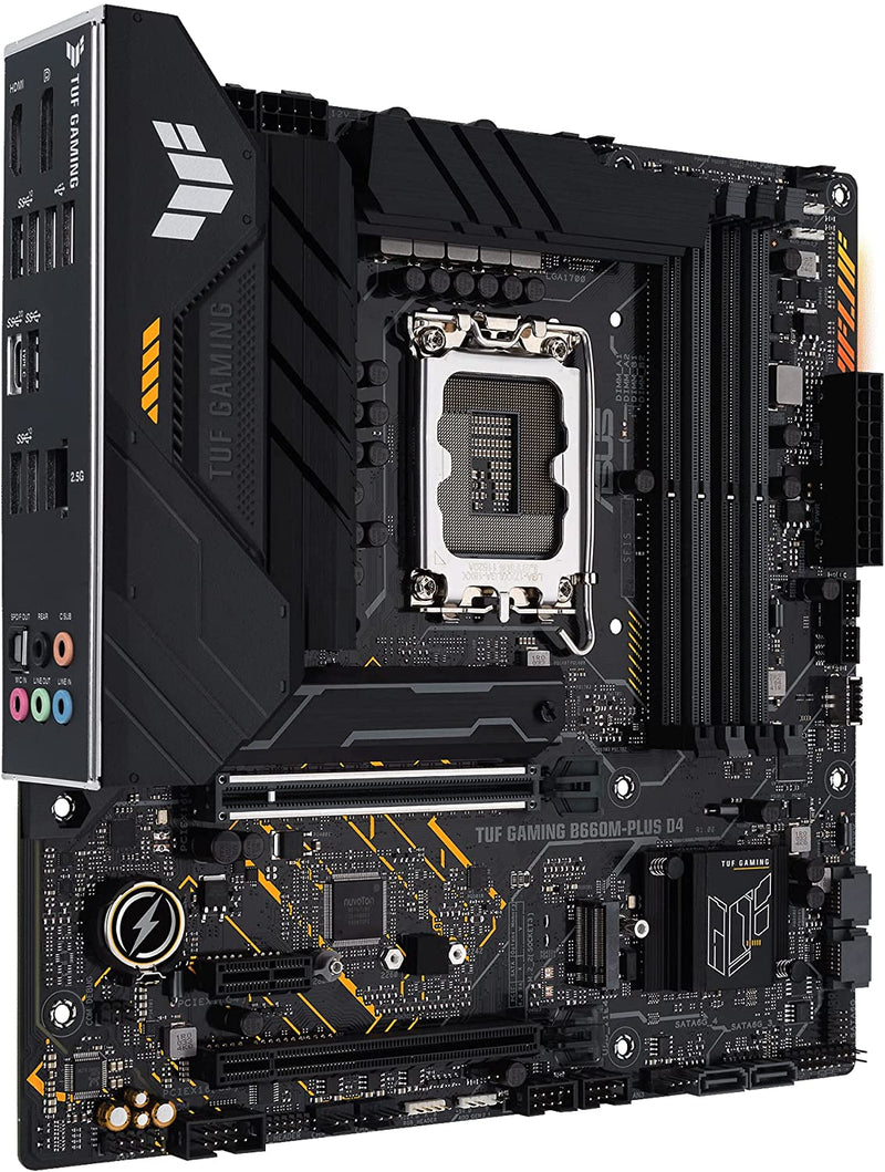PLACA MAE (INTEL) ASUS B660M-PLUS D4 TUF GAMING DDR4 LGA1700 12° GERACAO - Gaamerr maniia 