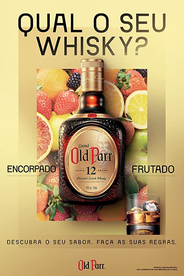 Whisky Old Parr, 12 anos, 1L