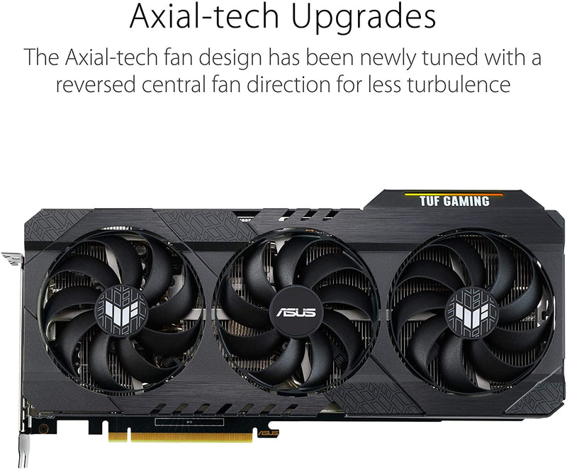 Placa de Vídeo ASUS TUF Gaming - GeForce RTX 3060, LHR, 12GB GDDR6, RGB, DLSS, Ray Tracing - Gaamerr maniia 