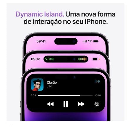 iPhone 14 Pro Apple (256GB) Dourado, Tela de 6,1", 5G, Câmera Tripla de 48MP + 12MP + 12MP