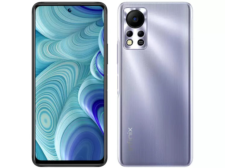 Smartphone Infinix Hot 11S 128GB Prata 4G 6GB RAM 6,78” Câm. Tripla + Selfie 8MP