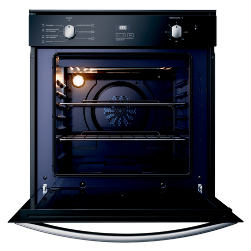 Forno Elétrico de Embutir Brastemp, 84 Litros, Espelhado - BOC84AR - 220V