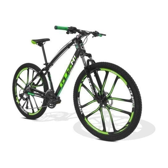 Bicicleta GTS Aro 29 Freio a Disco Hidráulico Câmbio MX9 27 Marchas e Amortecedor com Rodas de Magnésio | GTS M1 I-VTEC MX9 Magnésio - Gaamerr maniia 
