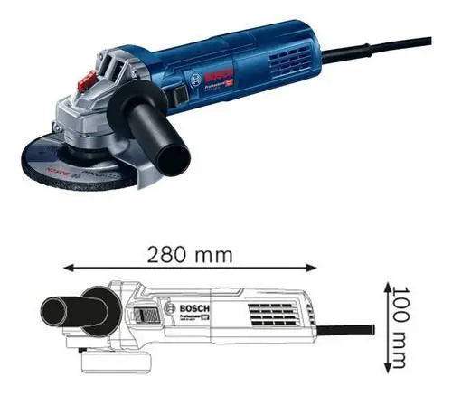 Esmerilhadeira 5'' 900w Gws 9-125s 220v Controle Velocidade Bosch