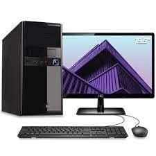 Computador Desktop Completo Quantum Intel Core i3 6GB HD 500GB Monitor 19.5" HDMI LED com mouse e teclado - Gaamerr maniia 
