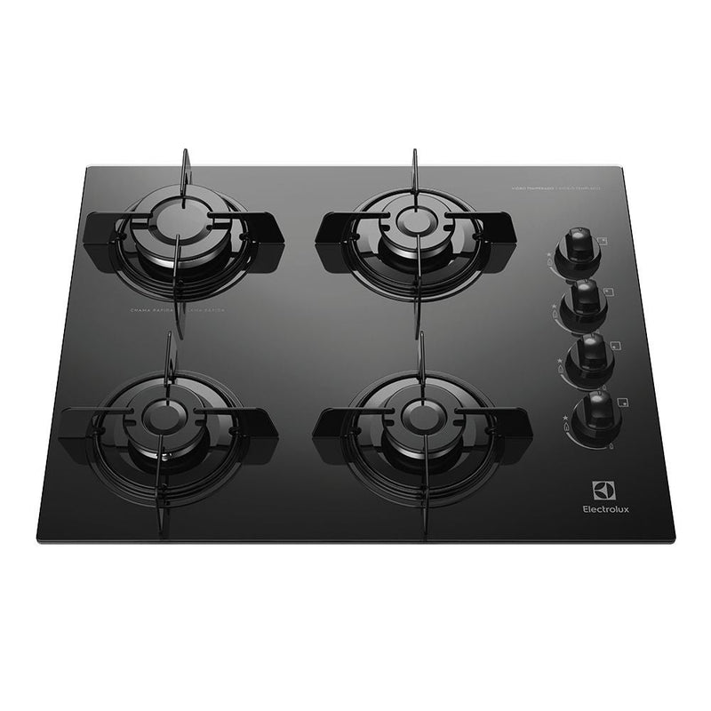Cooktop à Gás Electrolux KE4GP 4 Bocas e Mesa em Vidro Temperado - Bivolt - Gaamerr maniia 