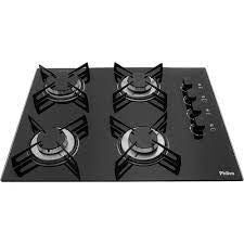 Cooktop Philco Cook Chef 4 Bocas Preto - Bivolt - Gaamerr maniia 