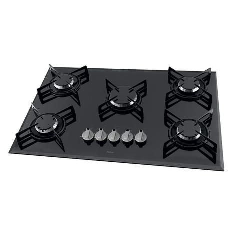 Cooktop Philco Cook Chef 5 Bocas Preto - Bivolt - Gaamerr maniia 