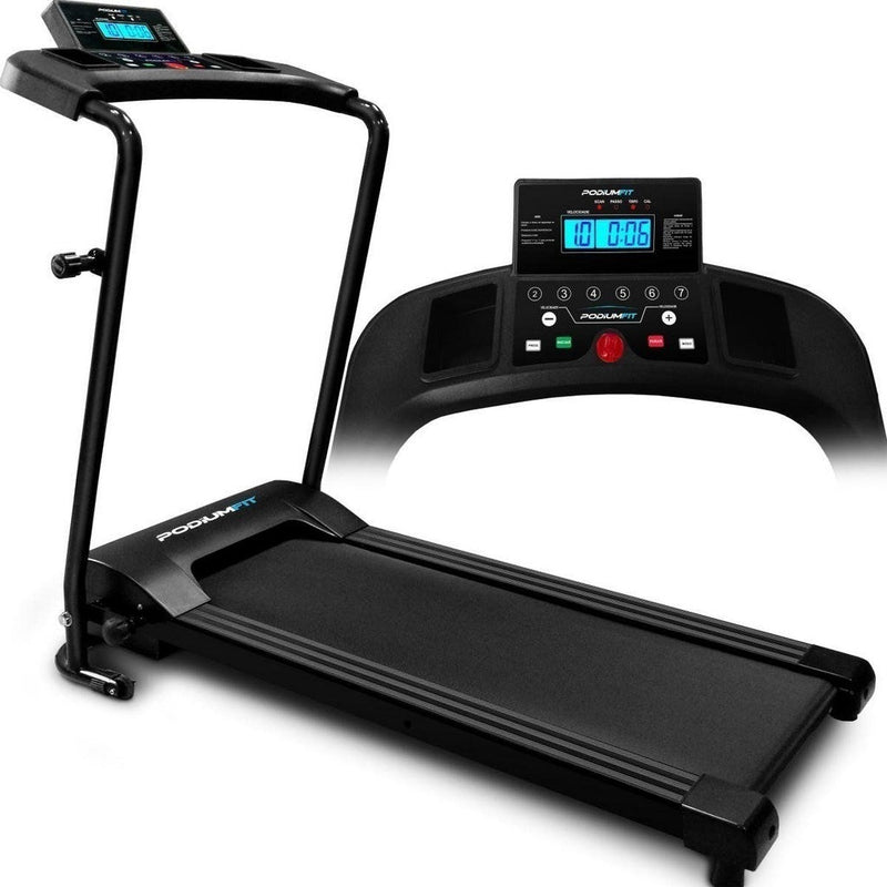 Esteira Elétrica Podiumfit X100 110v 12progs Dobravel Silenciosa - ofertasbacanassss