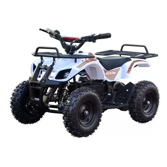 Quadriciclo Elétrico Infantil KEEZON 800W, 36v branco