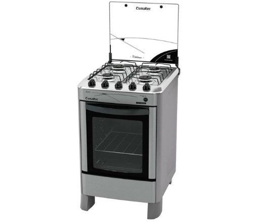 Fogão 4 Bocas Ágata 4062 Inox Bivolt - Esmaltec - ofertasbacanassss