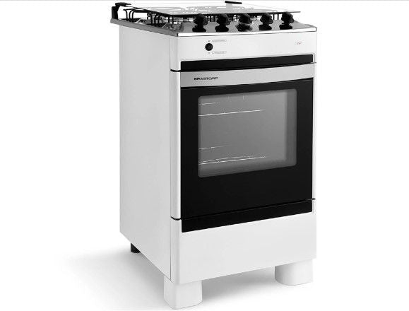 Fogão 4 Bocas Brastemp Branco - ofertasbacanassss