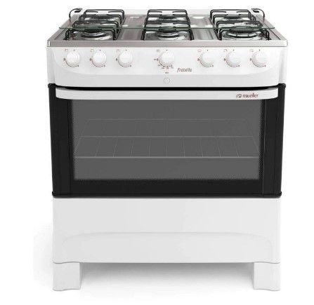 Fogão 6 Bocas Fratello Acendimento Automático Branco - Mueller - ofertasbacanassss