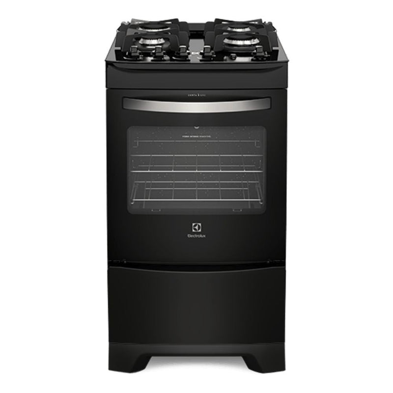 Fogão de Piso Mesa de Vidro Electrolux 4 Bocas 52LPV Preto - Bivolt - ofertasbacanassss