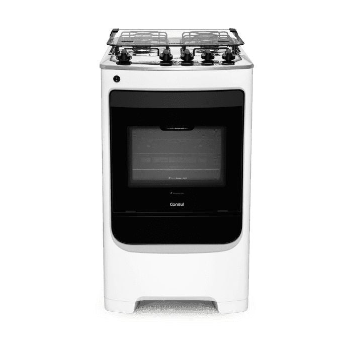 Fogão Piso Consul 4 Bocas CFO4N Branco Bivolt - ofertasbacanassss