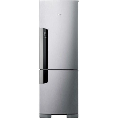 Geladeria/Refrigerador Consul Duplex CRE44 Frost Free com Freezer Embaixo 397 litros Evox - 110V - ofertasbacanassss