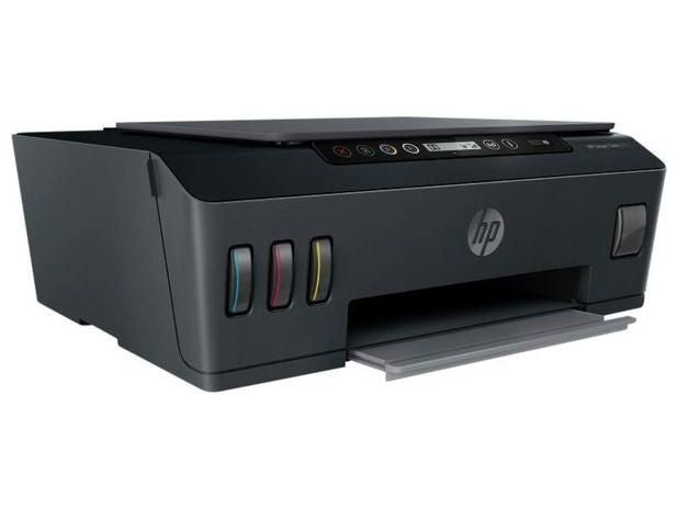 Impressora Multifuncional HP Smart Tank 517 Jato de Tinta Wi-Fi - Impressora + Copiadora + Scanner - ofertasbacanassss