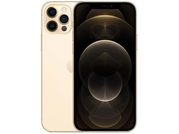 iPhone 12 Pro Apple (256GB) Dourado tela 6,1" Câmera tripla 12MP iOS - ofertasbacanassss